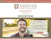 Tablet Screenshot of dentistinandover.com
